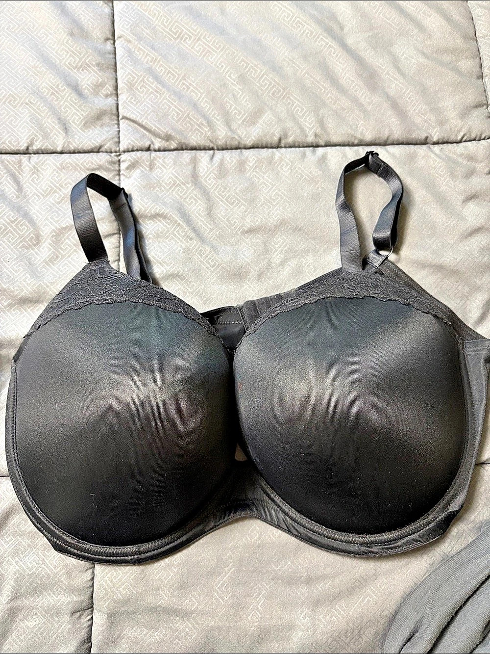 Secret Treasures Black Bra Size 44DDD Like New